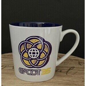 STARBUCKS Disney Parks EPCOT 35th Anniversary Coffee Mug Purple 18oz